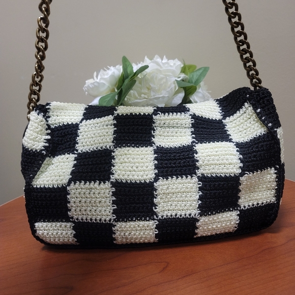 Large Kensington Crochet Shoulder Bag Kurt Geiger London - Picture 4 of 12